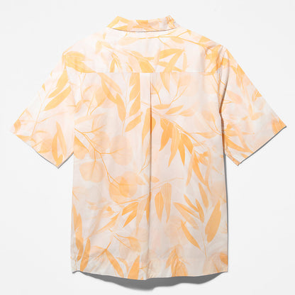 Timberland Mens Organic Cotton Resort Shirt for Men in White