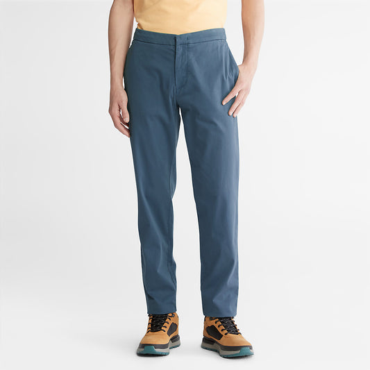 Timberland Mens Ultrastretch Tapered Trousers for Men in Blue