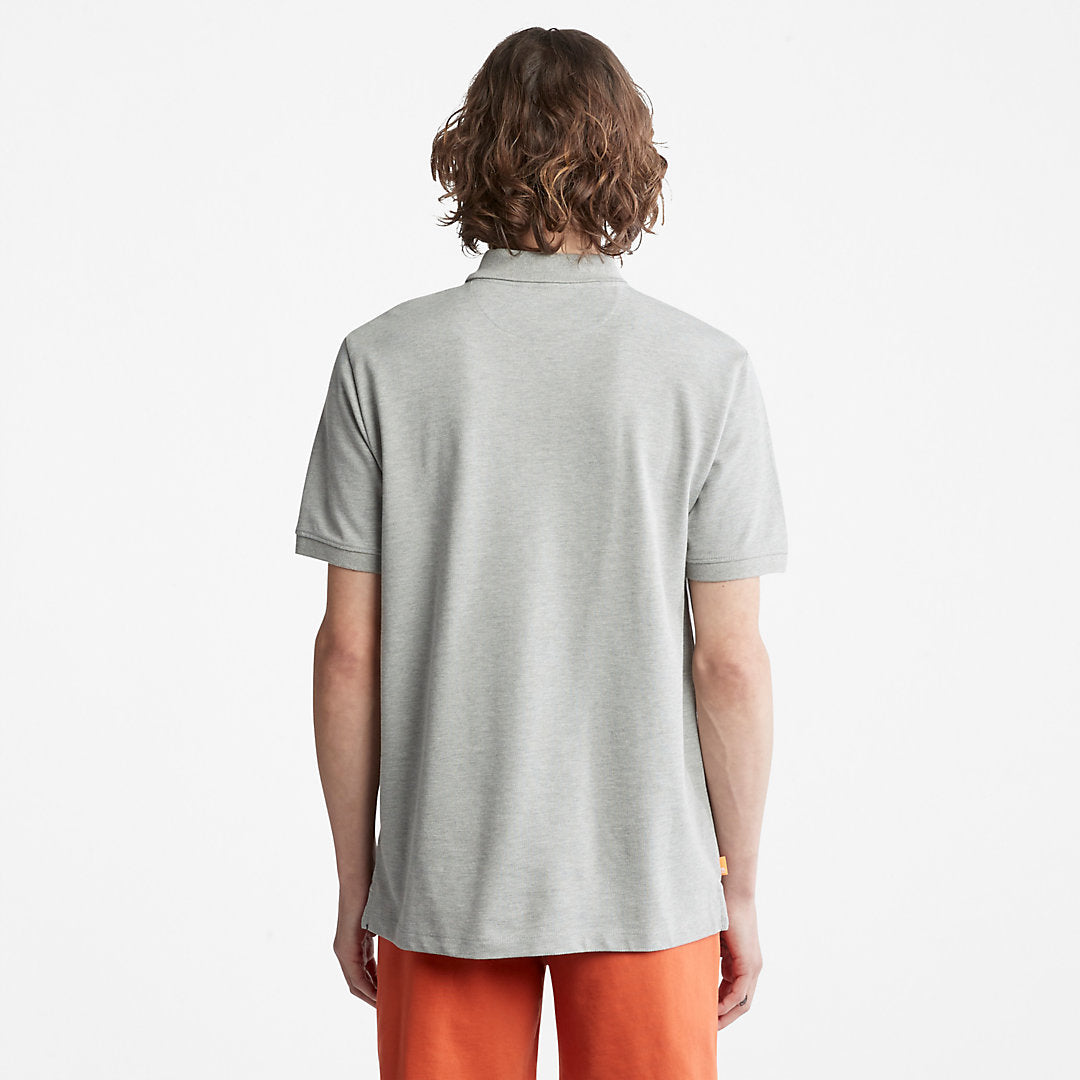 Timberland Mens Millers River Pique Polo Shirt for Men in Grey