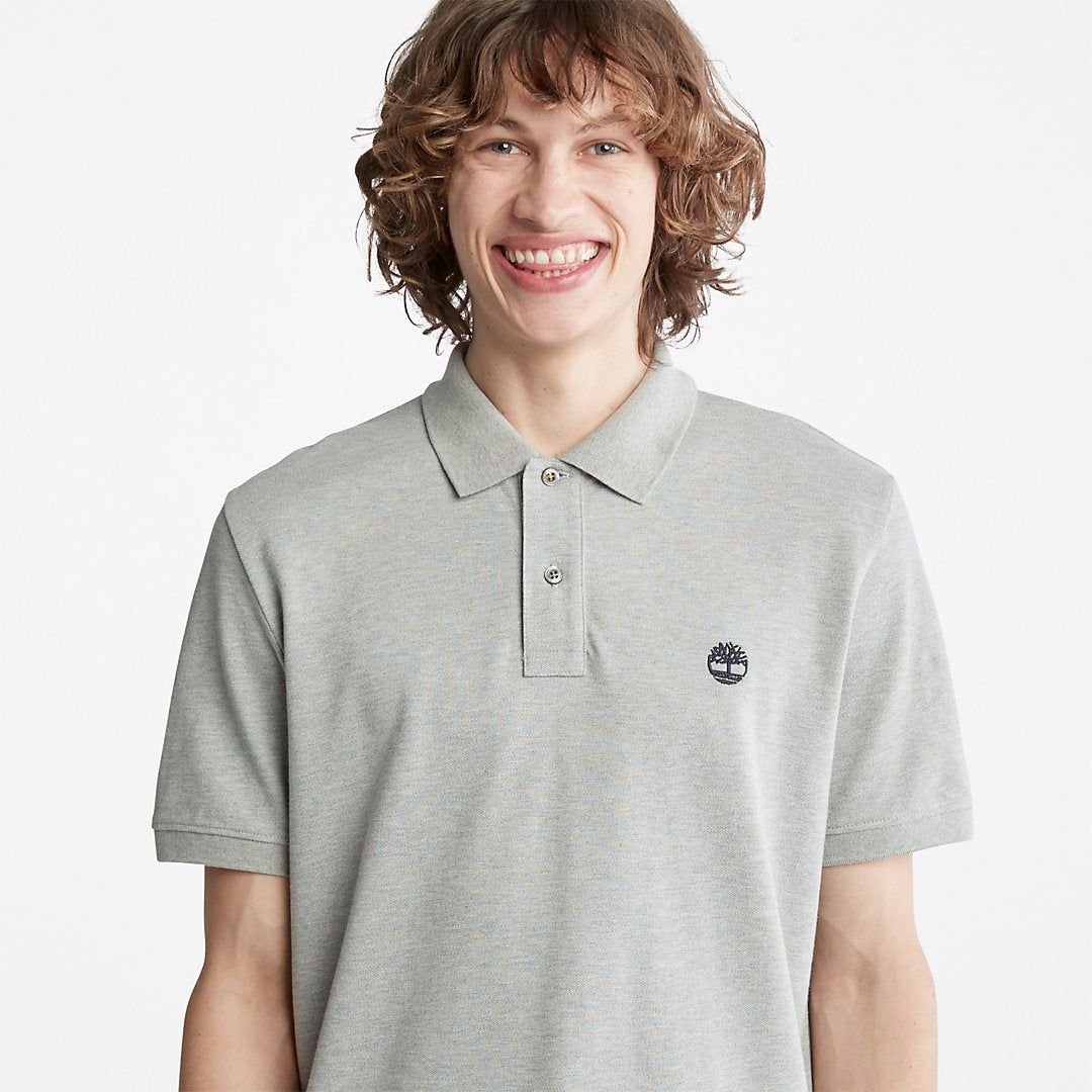 Timberland Mens Millers River Pique Polo Shirt for Men in Grey