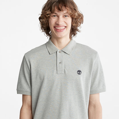 Timberland Mens Millers River Pique Polo Shirt for Men in Grey