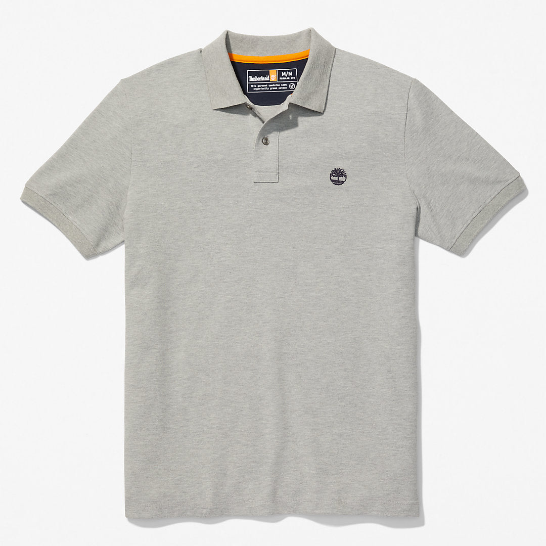 Timberland Mens Millers River Pique Polo Shirt for Men in Grey