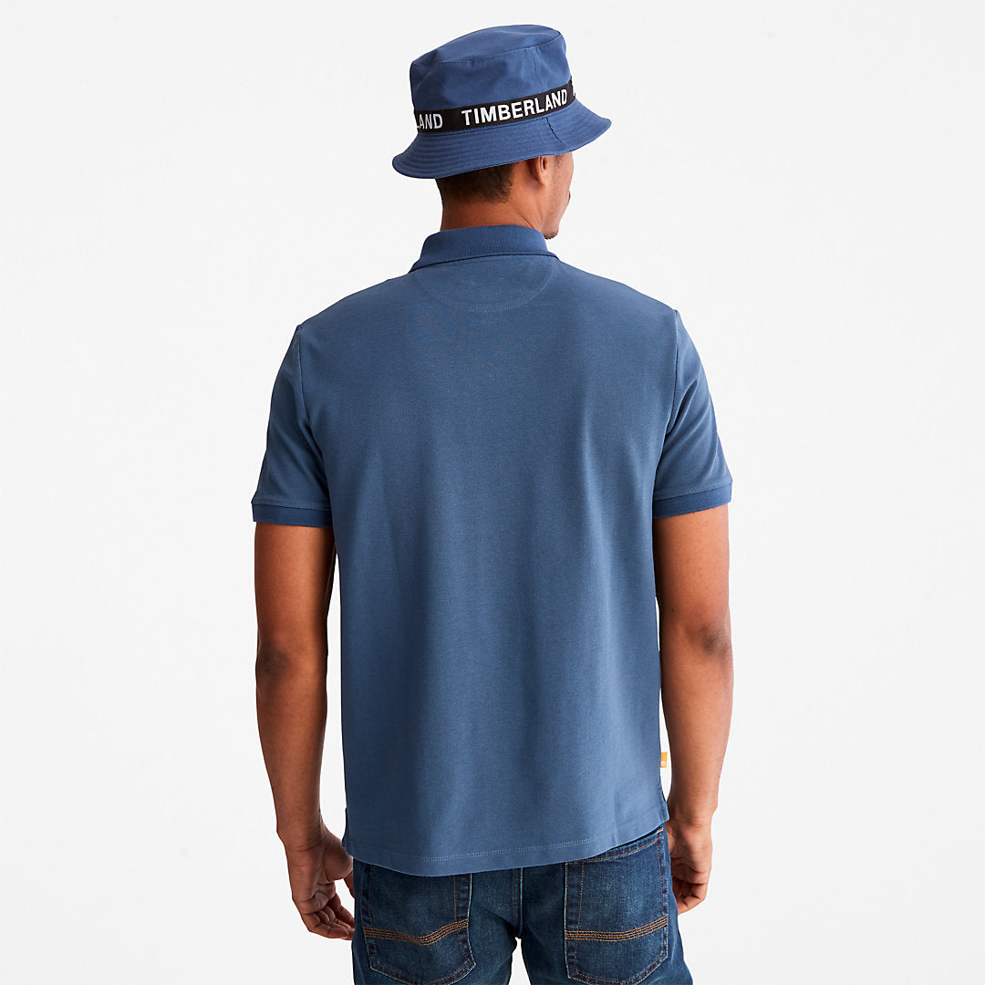 Timberland Mens Millers River Pique Polo Shirt for Men in Blue