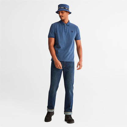 Timberland Mens Millers River Pique Polo Shirt for Men in Blue