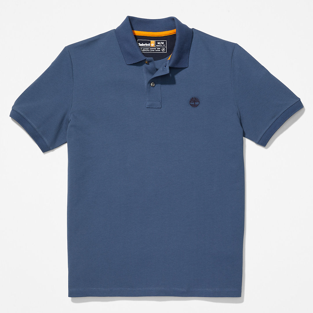 Timberland Mens Millers River Pique Polo Shirt for Men in Blue