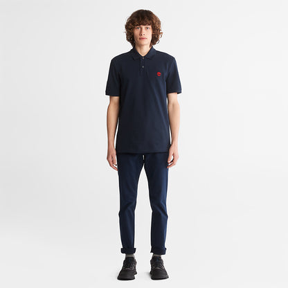 Timberland Mens Millers River Pique Polo Shirt for Men in Navy