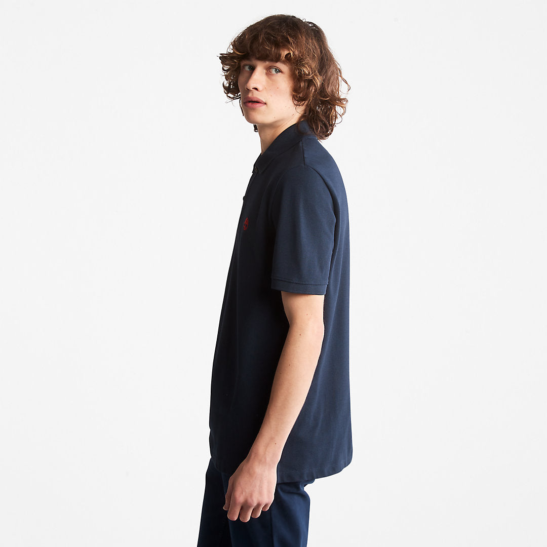 Timberland Mens Millers River Pique Polo Shirt for Men in Navy