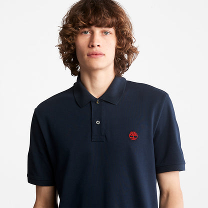Timberland Mens Millers River Pique Polo Shirt for Men in Navy