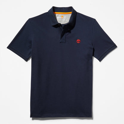 Timberland Mens Millers River Pique Polo Shirt for Men in Navy