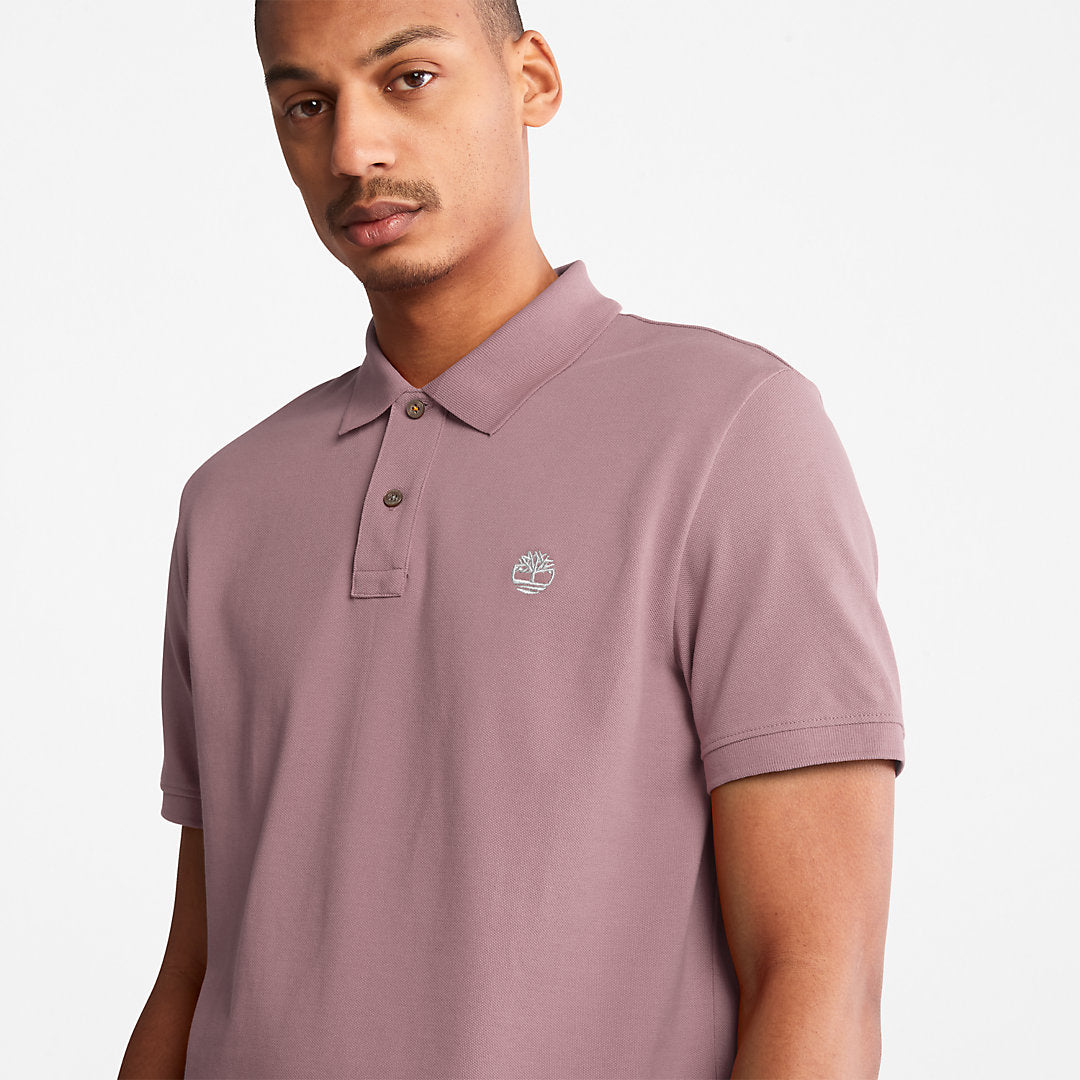Timberland Mens Millers River Pique Polo Shirt for Men in Purple