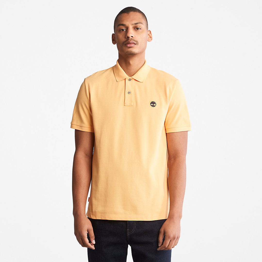 Timberland Mens Millers River Pique Polo Shirt for Men in Yellow