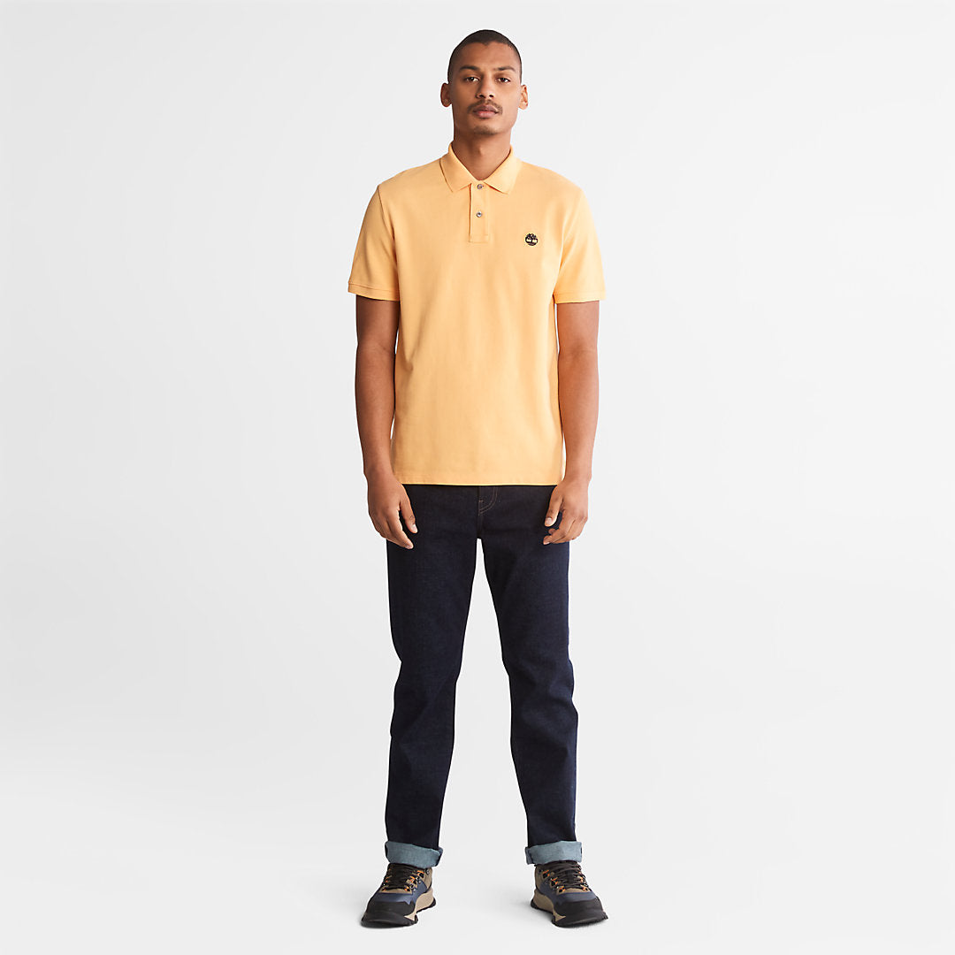 Timberland Mens Millers River Pique Polo Shirt for Men in Yellow