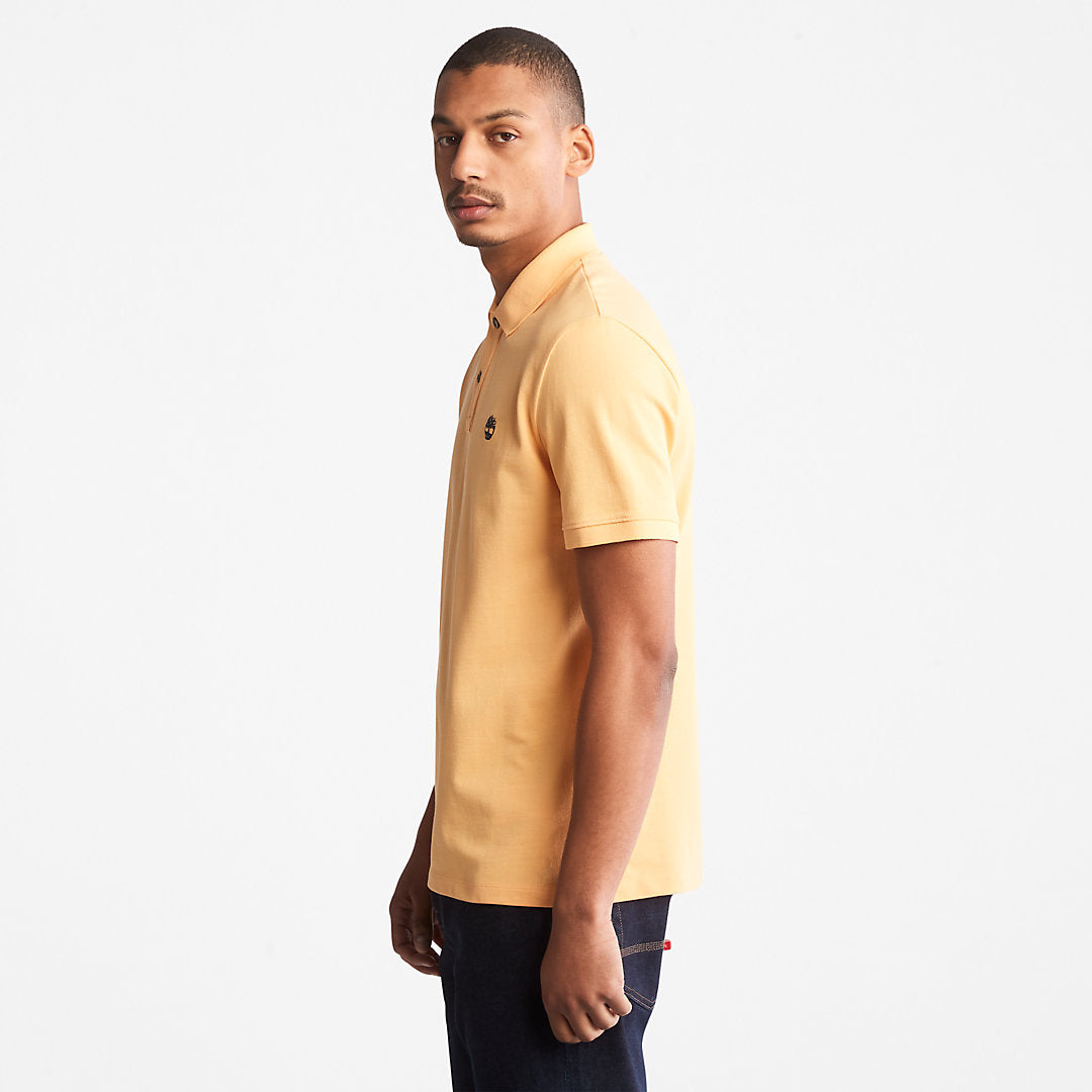 Timberland Mens Millers River Pique Polo Shirt for Men in Yellow