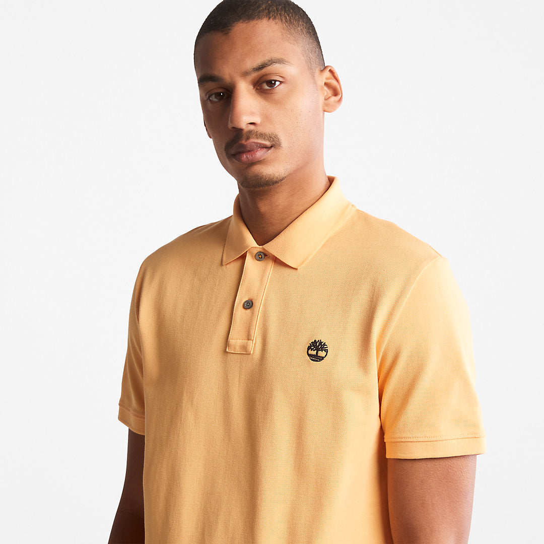 Timberland Mens Millers River Pique Polo Shirt for Men in Yellow