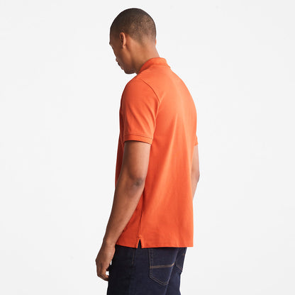 Timberland Mens Millers River Pique Polo Shirt for Men in Orange