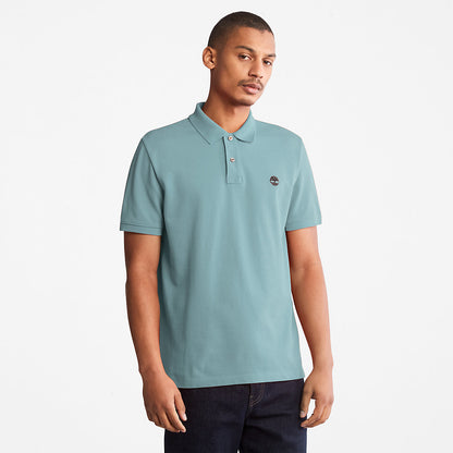 Timberland Mens Millers River Pique Polo Shirt for Men in Light Green