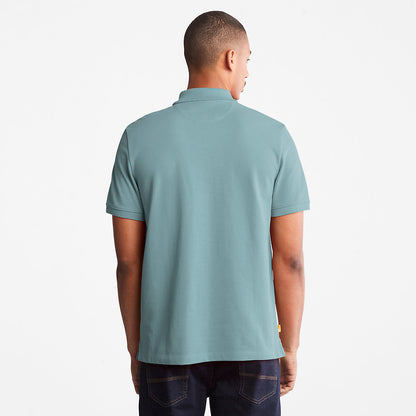 Timberland Mens Millers River Pique Polo Shirt for Men in Light Green