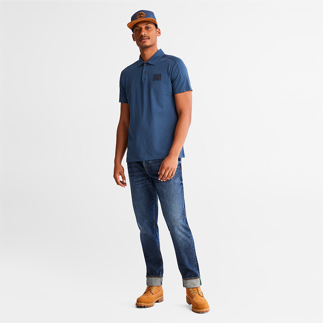 Timberland Mens TimberFresh™ Supima® Cotton Polo Shirt for Men in Blue