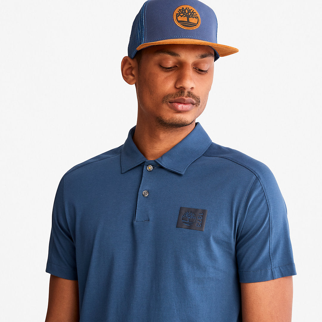 Timberland Mens TimberFresh™ Supima® Cotton Polo Shirt for Men in Blue