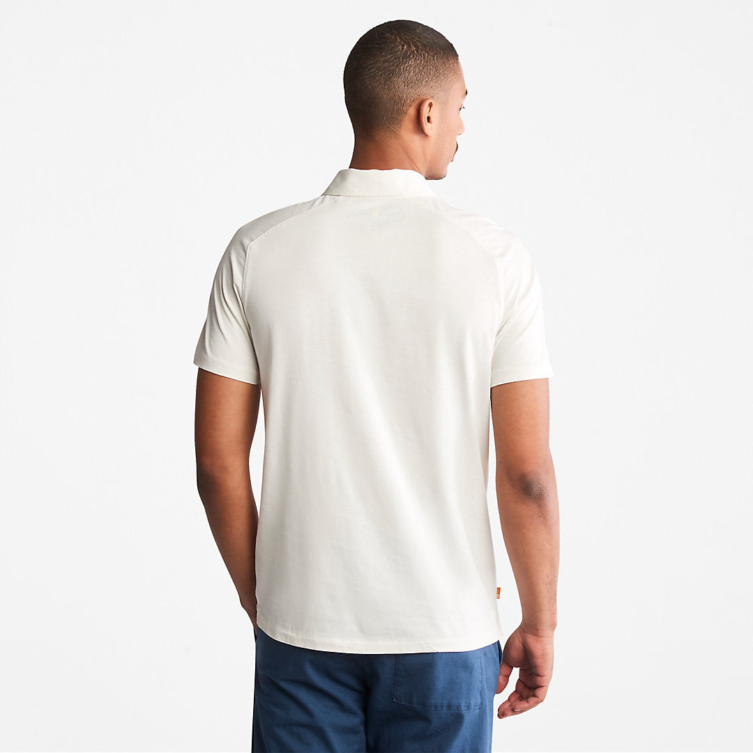 Timberland Mens TimberFresh™ Supima® Cotton Polo Shirt for Men in White