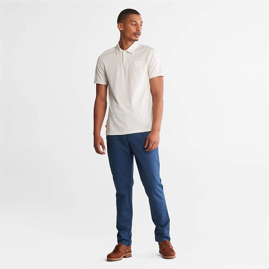 Timberland Mens TimberFresh™ Supima® Cotton Polo Shirt for Men in White