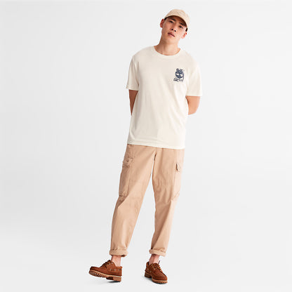Timberland Mens Refibra™ Technology T-Shirt for Men in White