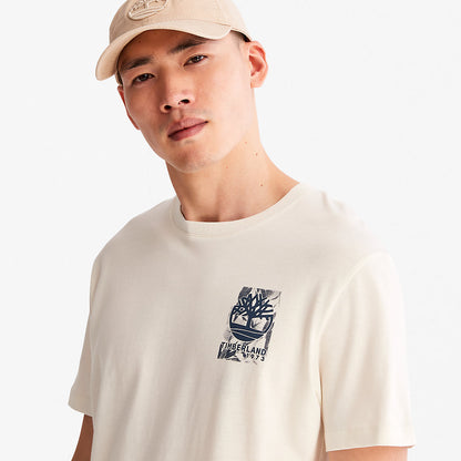 Timberland Mens Refibra™ Technology T-Shirt for Men in White