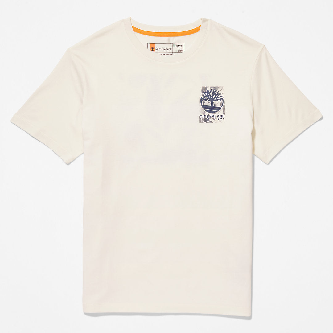 Timberland Mens Refibra™ Technology T-Shirt for Men in White