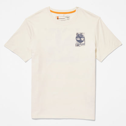 Timberland Mens Refibra™ Technology T-Shirt for Men in White