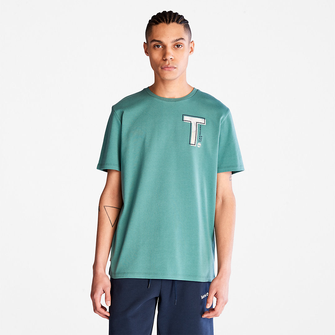 Timberland Mens Interlock TimberFresh™ T-Shirt for Men in Green
