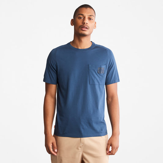 Timberland Mens Eco-Ready Supima® Cotton TimberFresh™ T-Shirt for Men in Blue