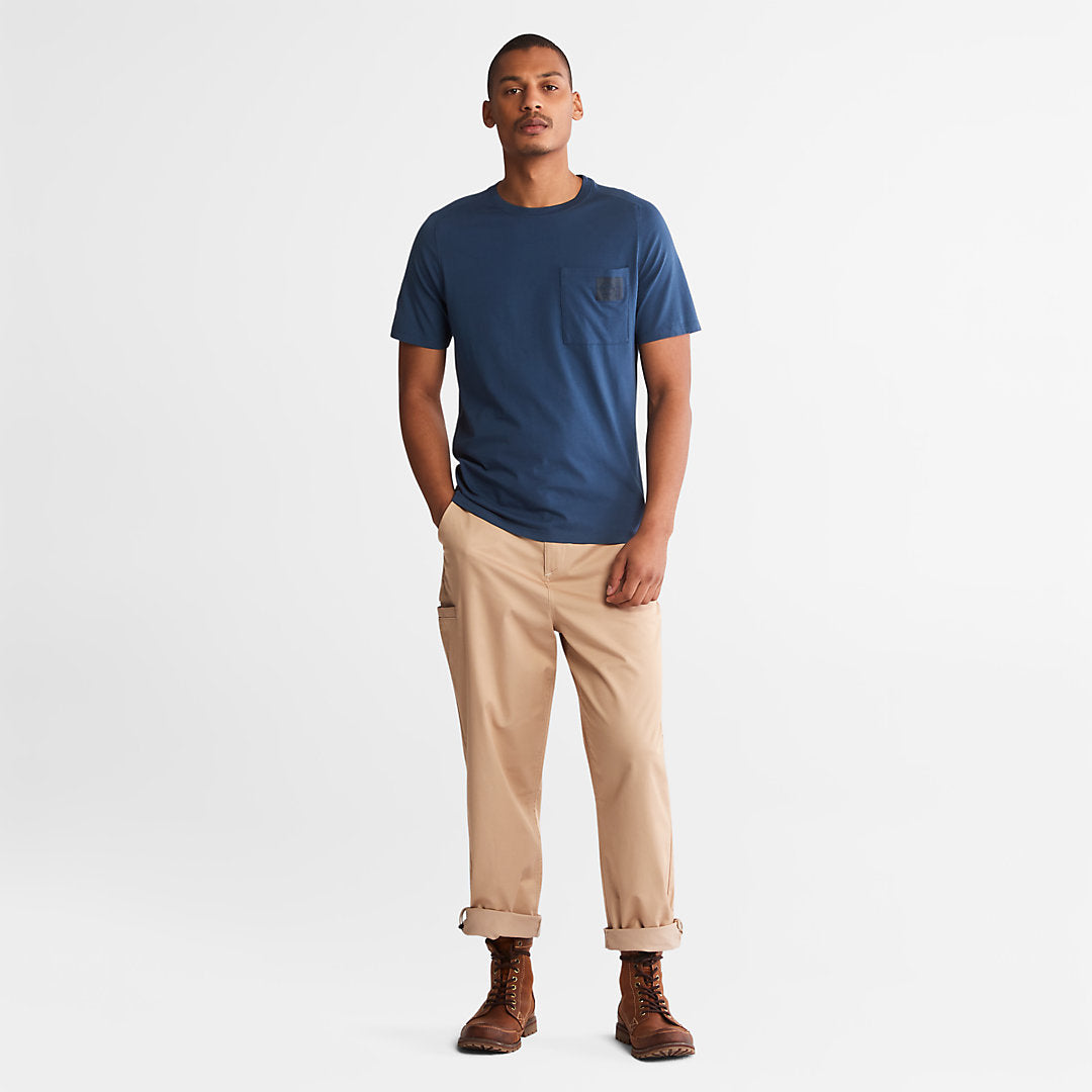 Timberland Mens Eco-Ready Supima® Cotton TimberFresh™ T-Shirt for Men in Blue