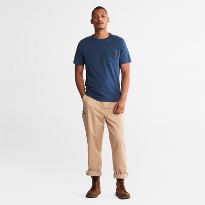Timberland Mens Eco-Ready Supima® Cotton TimberFresh™ T-Shirt for Men in Blue