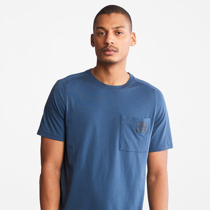 Timberland Mens Eco-Ready Supima® Cotton TimberFresh™ T-Shirt for Men in Blue