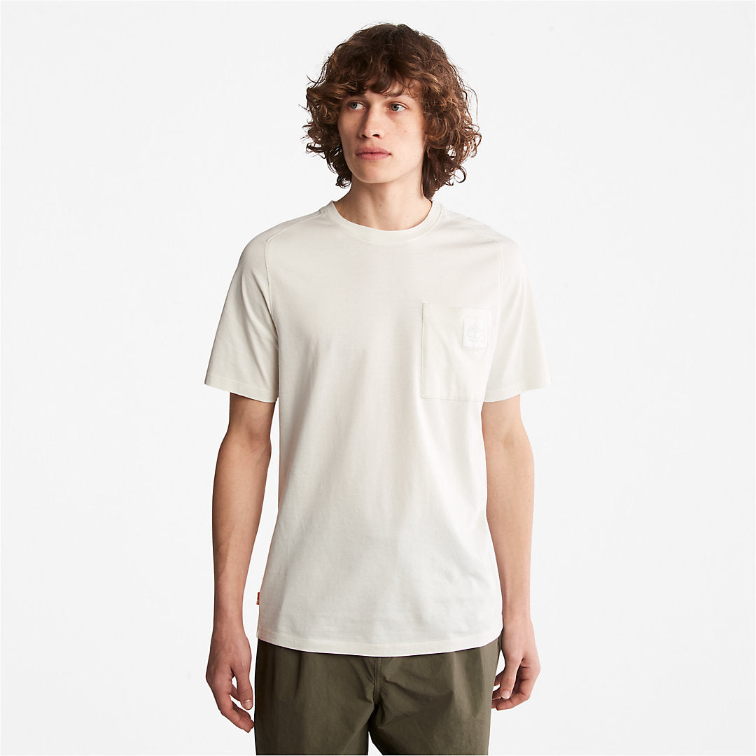 Timberland Mens Eco-Ready Supima® Cotton TimberFresh™ T-Shirt for Men in White