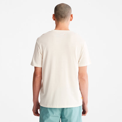 Timberland Mens Refibra™ Graphic T-Shirt for Men in White