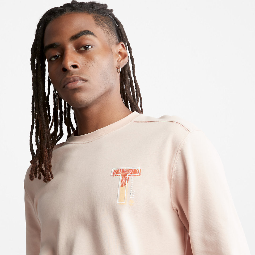 Timberland Mens Sweatshirt with TimberFresh™ Technology for Men in Pink