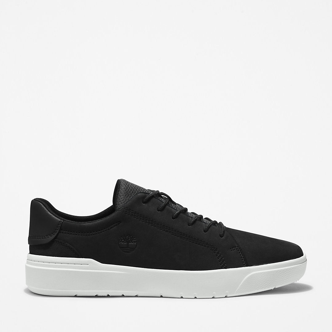 Timberland Mens Seneca Bay Leather Trainer for Men in Black