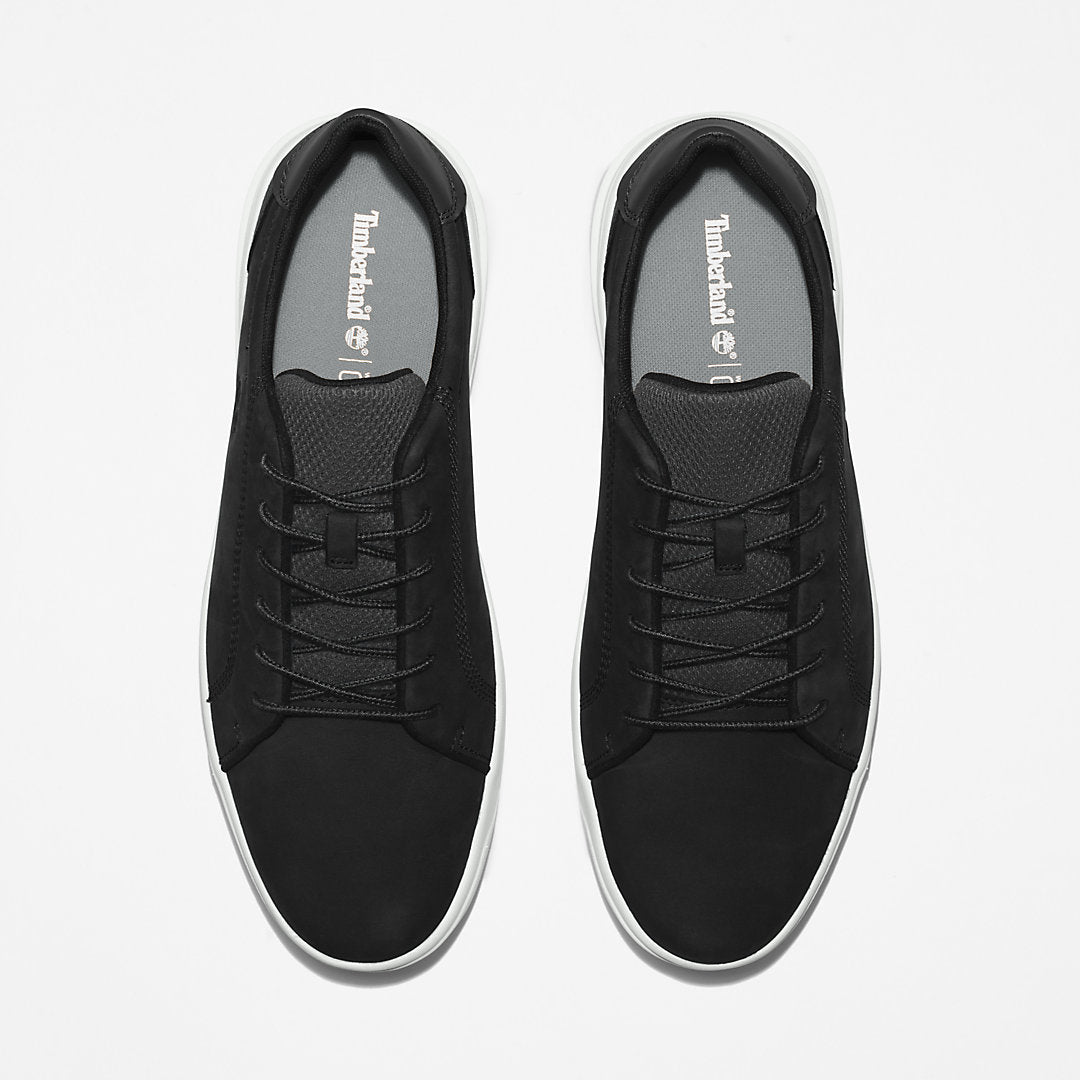 Timberland Mens Seneca Bay Leather Trainer for Men in Black
