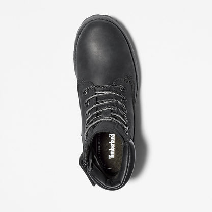 Timberland Kids Courma 6 Inch Side-Zip Boot for Youth in Black
