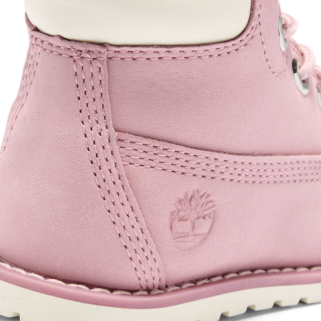 Timberland Kids Toddler Pokey Pine 6-Inch Side-Zip Boots in Pink