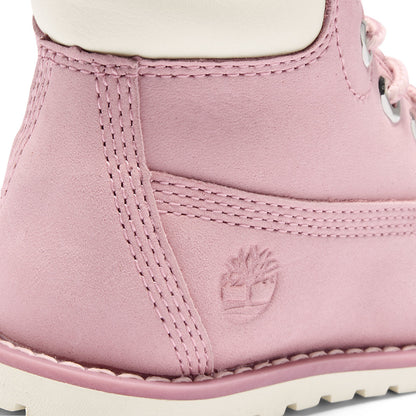 Timberland Kids Toddler Pokey Pine 6-Inch Side-Zip Boots in Pink