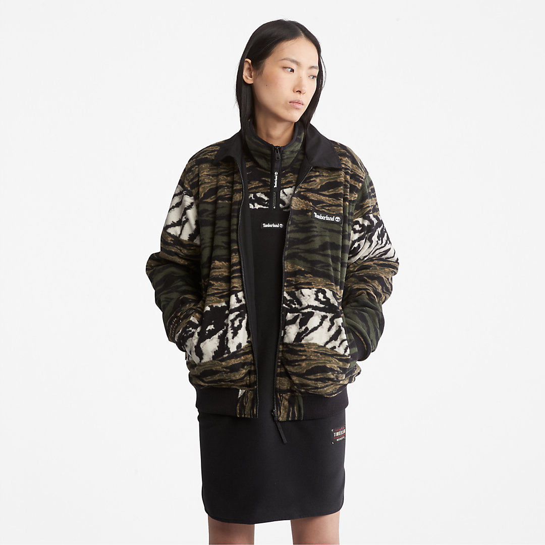 Timberland Mens All Gender Year of the Tiger Bomber Jacket in Black