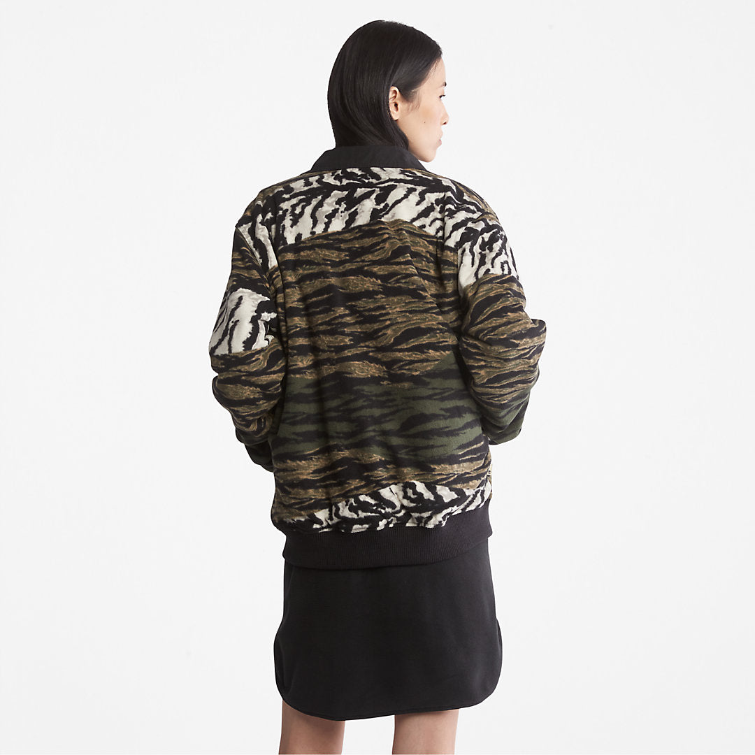 Timberland Mens All Gender Year of the Tiger Bomber Jacket in Black