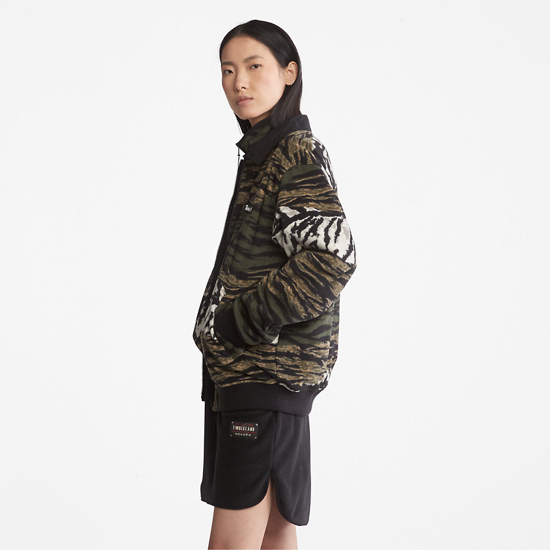 Timberland Mens All Gender Year of the Tiger Bomber Jacket in Black