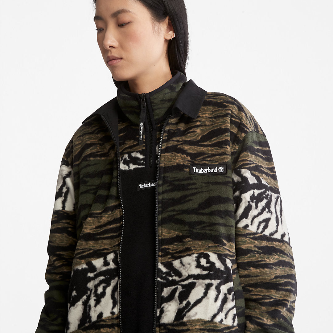Timberland Mens All Gender Year of the Tiger Bomber Jacket in Black