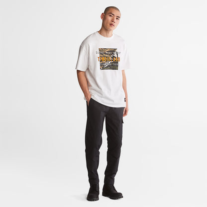 Timberland Mens Year of the Tiger T-Shirt for Men in White