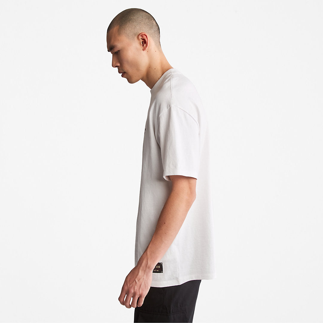 Timberland Mens Year of the Tiger T-Shirt for Men in White