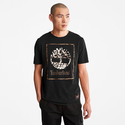 Timberland Mens Year of the Tiger T-Shirt for Men in Black