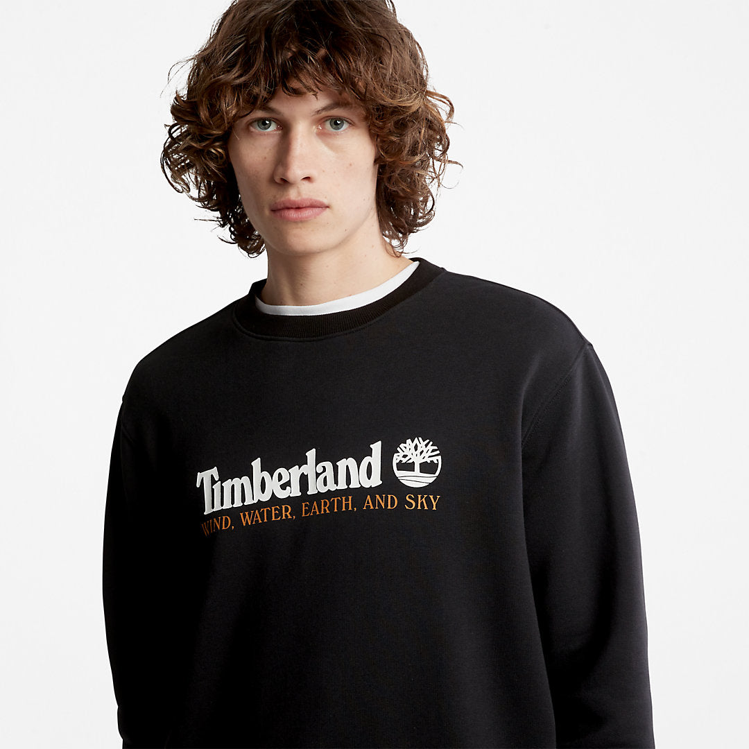 Timberland Mens Wind, Water, Earth and Sky™ Sweatshirt for Men in Black